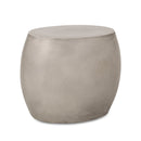 Outdoor Oval Lightweight Concrete Side Table