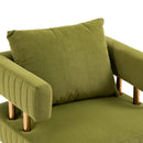 Accent Chair, leisure single chair with Golden feet