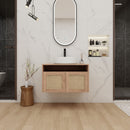 30" Bathroom Vanity with Ceramic Art Sink