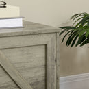 30" Farmhouse Storage Chest, Lift Top Box Organizer with Safety Hinge to Open Up 150 for Bedroom, Entryway, Living Room, Gray