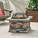 Outdoor Wood Burning Magnesium Oxide Fire Pit with Lid by HouseOfZazla