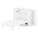 Murphy Bed With Shelves, Drawers And USB Ports by Unique Piece Furniture