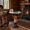 Deer Head Accent Table
