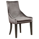 Rexford - Upholstered Dining Side Chair (Set of 2) - Gray by HouseOfZazla