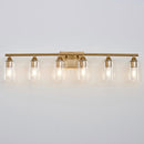 6-Light Brushed Bathroom Lighting