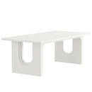 Rectangular Dining Table For 6 - 8 People With Pedestal Base by HouseOfZazla