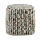 Zoey - Handcrafted Woven Cube Pouf by Unique Piece Furniture