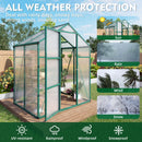 Polycarbonate Walk-In house, Raised Base For Outdoor In All Season by HouseOfZazla