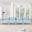 Elegant Sofa With Ergonomic Design And Lumbar Pillows by HouseOfZazla