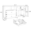 2403Modern minimalist side cabinets, dining room or living room lockers