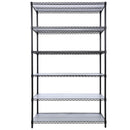 6 Tier 6000Lbs Capacity Nsf Metal Shelf Wire Shelving Unit, Heavy Duty Adjustable Storage Rack With Wheels & Shelf Liners For Commercial Grade Utility Steel Storage Rack by HouseOfZazla