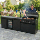 6-Burner 85000 BTU Deluxe Stainless Steel Propane Gas Outdoor Kitchen Grill by HouseOfZazla