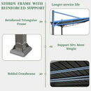 Outdoor Gazebo 10' x 10' with Hard Top Metal Roof
