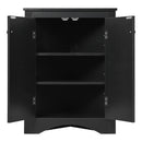 Triangle Bathroom Storage Cabinet With Adjustable Shelves, Freestanding Floor Cabinet For Home Kitchen by HouseOfZazla