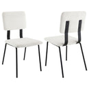Bixby - Upholstered Dining Side Chair (Set of 2) - White