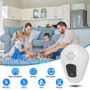 Ultrasonic Pest Repeller 2-Pack for Mosquitoes, Roaches & Rats