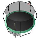 12' Recreational Kids Trampoline With Safety Enclosure Net & Ladder, Outdoor Recreational Trampolines by HouseOfZazla