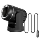 24V 160W Portable Car Heater & Fan | 2-in-1 Rotating Defroster/Demister with 4.92ft Cord