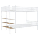 Bunk Bed With 5 Tier Shelves by Unique Piece Furniture
