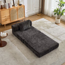 Convertible Floor Sofa Bed With Fixed Shape Frame For Living Room by HouseOfZazla