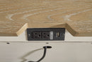 Shaybrock - Two Drawer Night Stand - Antique White / Brown