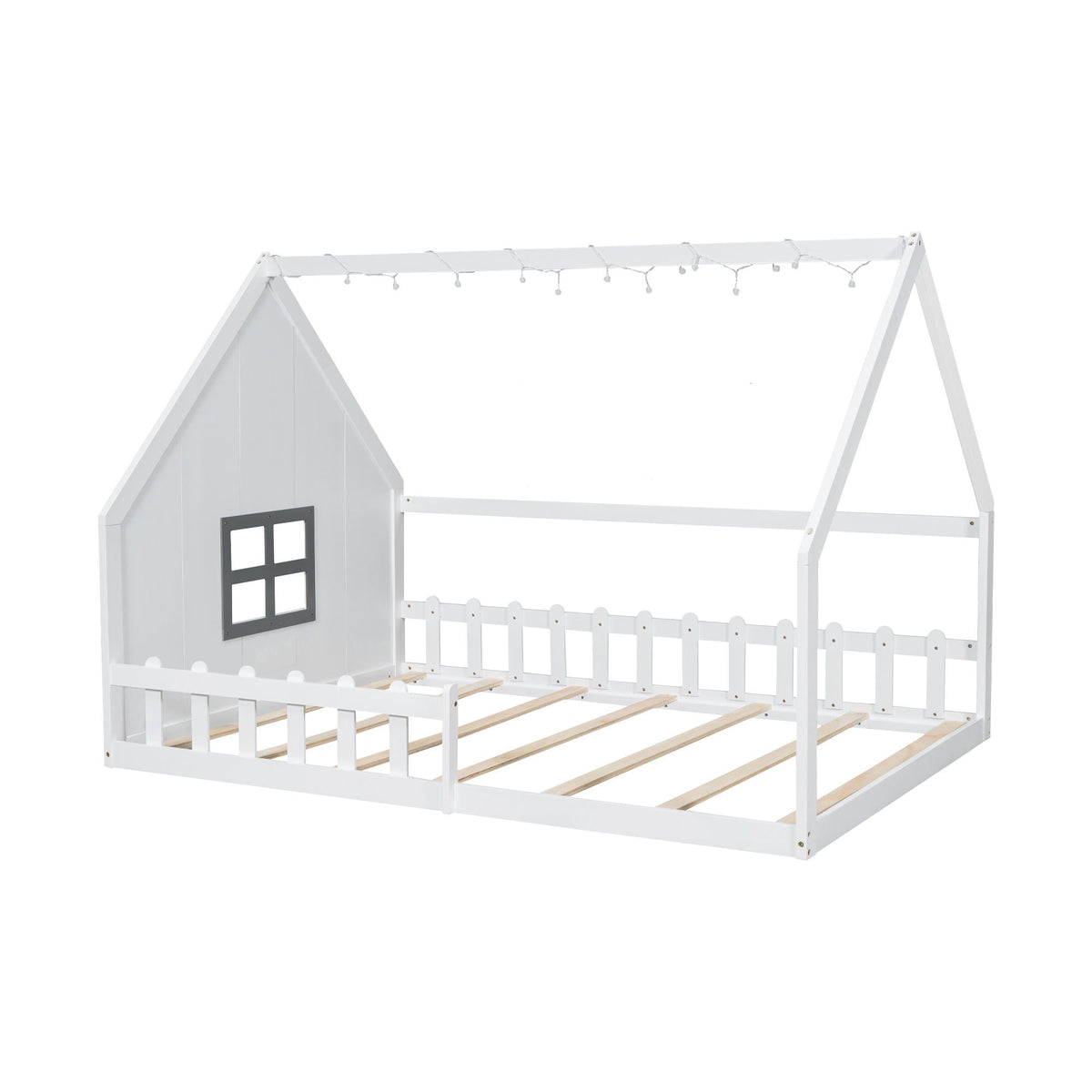 House Bed With Window And Fence, photo 31 of 32