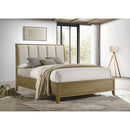 Menlo - Queen Upholstered Panel Bed - Natural by HouseOfZazla