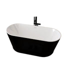 Glossy Freestanding Bathtub With Toe Tap Drain by HouseOfZazla