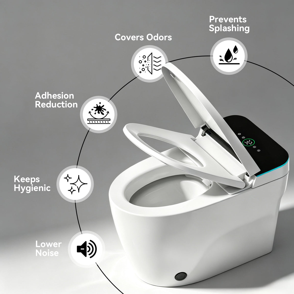 Smart Toilets with Heated Bidet Seat, photo 8 of 10