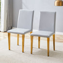 Modern Dining Chairs With Metal Legs by Unique Piece Furniture