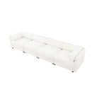 Stylish Sofa With Storage Seat And Cylindrical Backrest