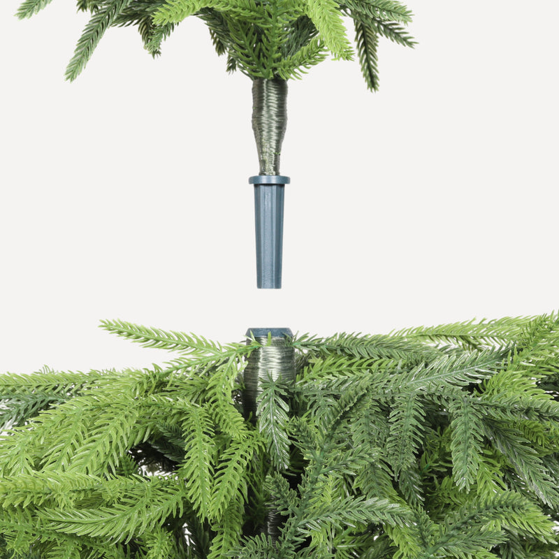 5FT Artificial Real Touch Norfolk Pine Tree - Potted Plants, photo 5 of 6