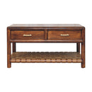 Regency - Woven Console Table With 2 Drawers - Brown by Unique Piece Furniture