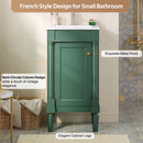 18" French Style Bathroom Cabinet with Storage