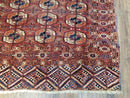 4x7 Antique Yamud Rug Russian Rug Turkoman Rug Fine Weave Rug