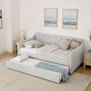 Daybed With Pop Up Trundle And USB Charging Armrest