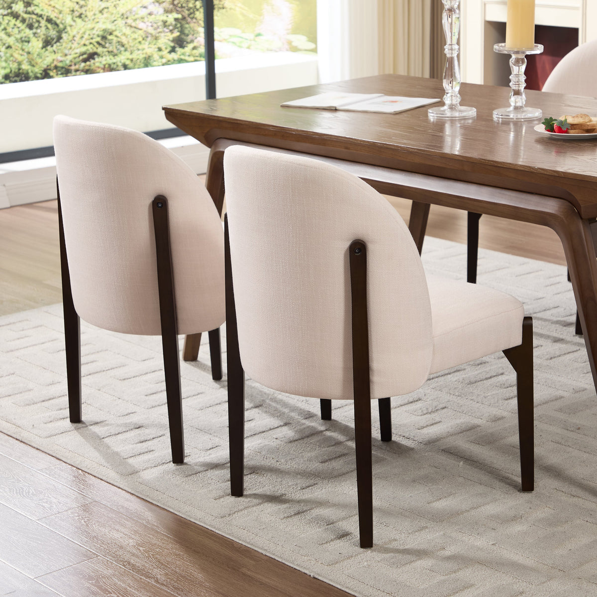 Wooden Dining Chairs Set of 2, photo 9 of 10