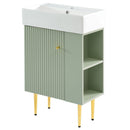 Bathroom Vanity, Combo Cabinet, Bathroom Storage Cabinet, Single Ceramic Sink by HouseOfZazla
