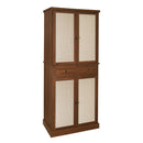4 Door Storage Cabinet With 1 Drawer, With 4 Adjustable Inner Shelves by HouseOfZazla