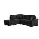 Sleeper Sofa Bed, 2 In 1 Pull Out Sofa Bed L Shape Couch With Storage Ottoman For Living Room, Bedroom Couch And Small Apartment by Unique Piece Furniture
