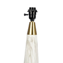 Enclave - Hydro Table Lamp With On / Off Switch Base Shade - Gold / White / White Marble by HouseOfZazla