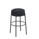 30" Tall, Round High Bar Stools, Set of 2 - Contemporary upholstered dining stools for kitchens, coffee shops and bar stores - Includes sturdy hardware support legs