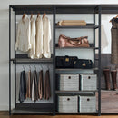 Monica - Walk-In Closet System With Modular Design - Rustic by HouseOfZazla