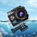 Ultra HD 1080P Action Camera – 140° Wide Angle, Fisheye Lens, LCD Display