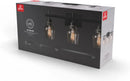 Bunbury 5-Piece "All-in-One" Bathroom Set, Matte Black, 3-Light Vanity Light Combo by LampsUSA