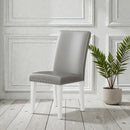Upholstered Dining Chair With High Back Design (Set of 2) by HouseOfZazla