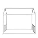 Montessori Style Floor House Shaped Bed With Safety Guardrails by HouseOfZazla