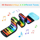 49-Key Roll-up Piano with Support Earphones by LJGDeals