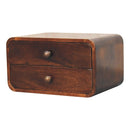Curved Wall Mounted Bedside Nightstand by HouseOfZazla
