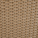 Adjustable Outdoor Wicker Double Rocking Chair with Coffee Table, Suitable for Backyard, Garden, Poolside.